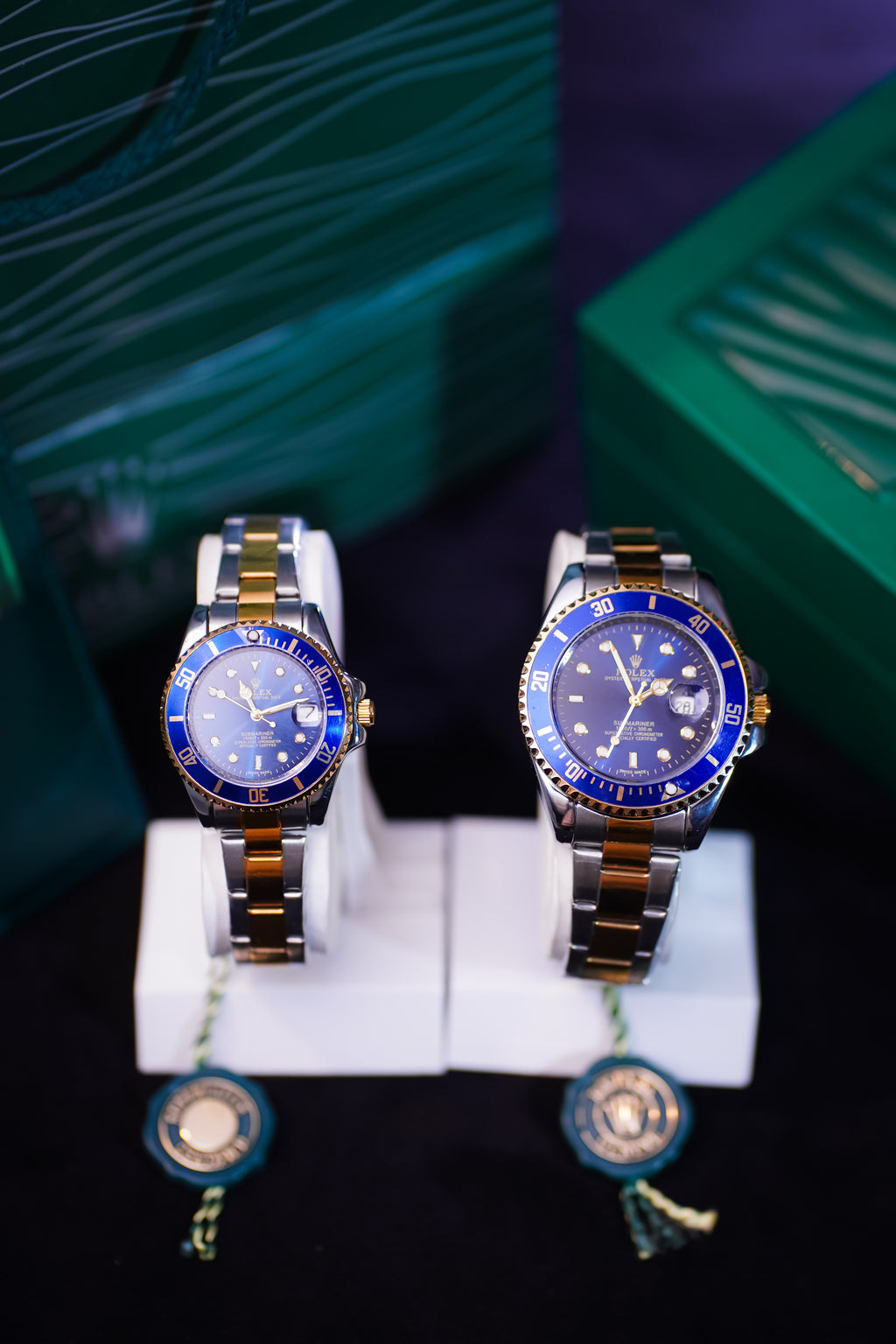 Rolex Submariner Date Couple (Blue)