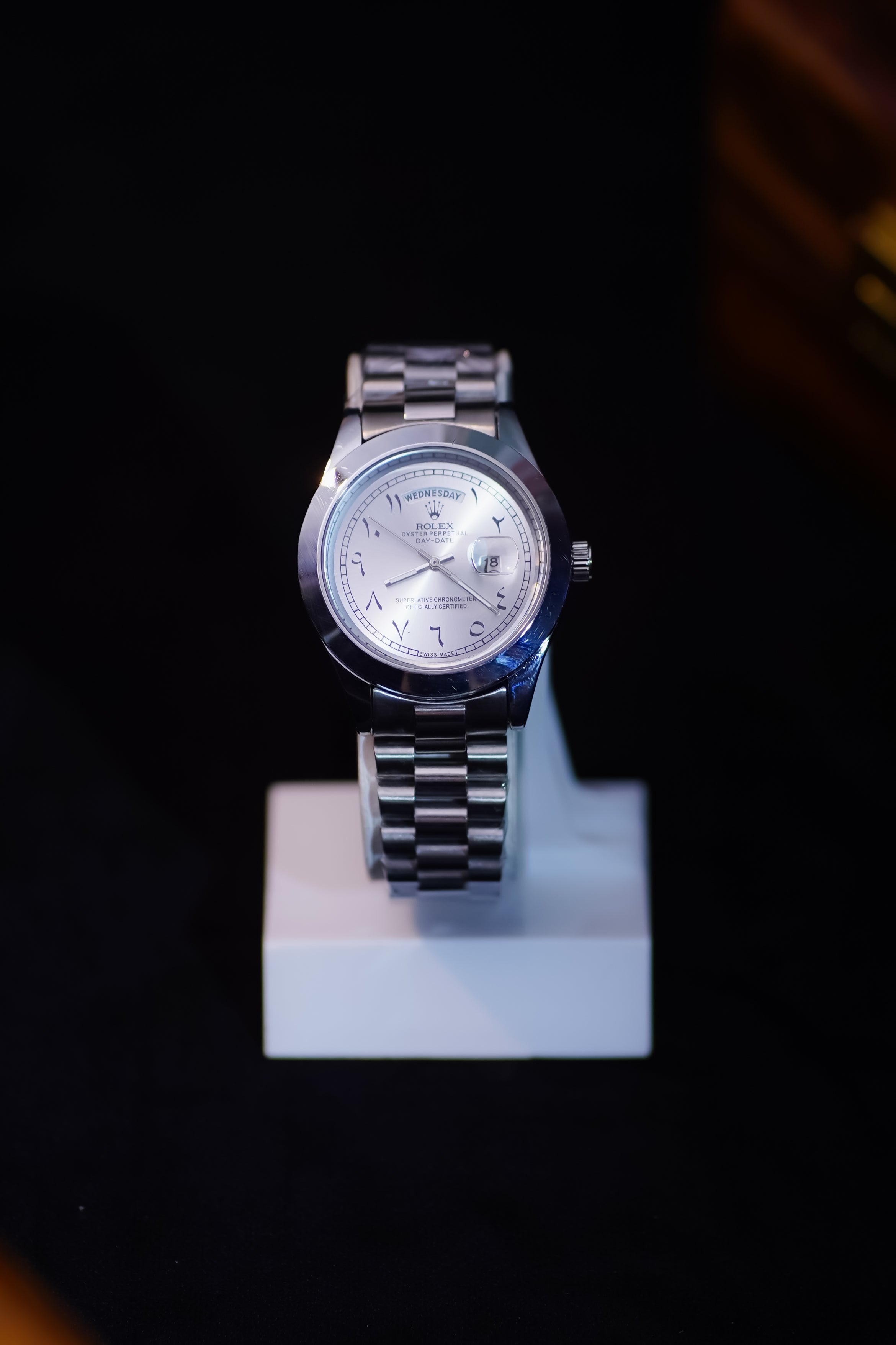 Rolex Day-Date Arabic Dial (White)