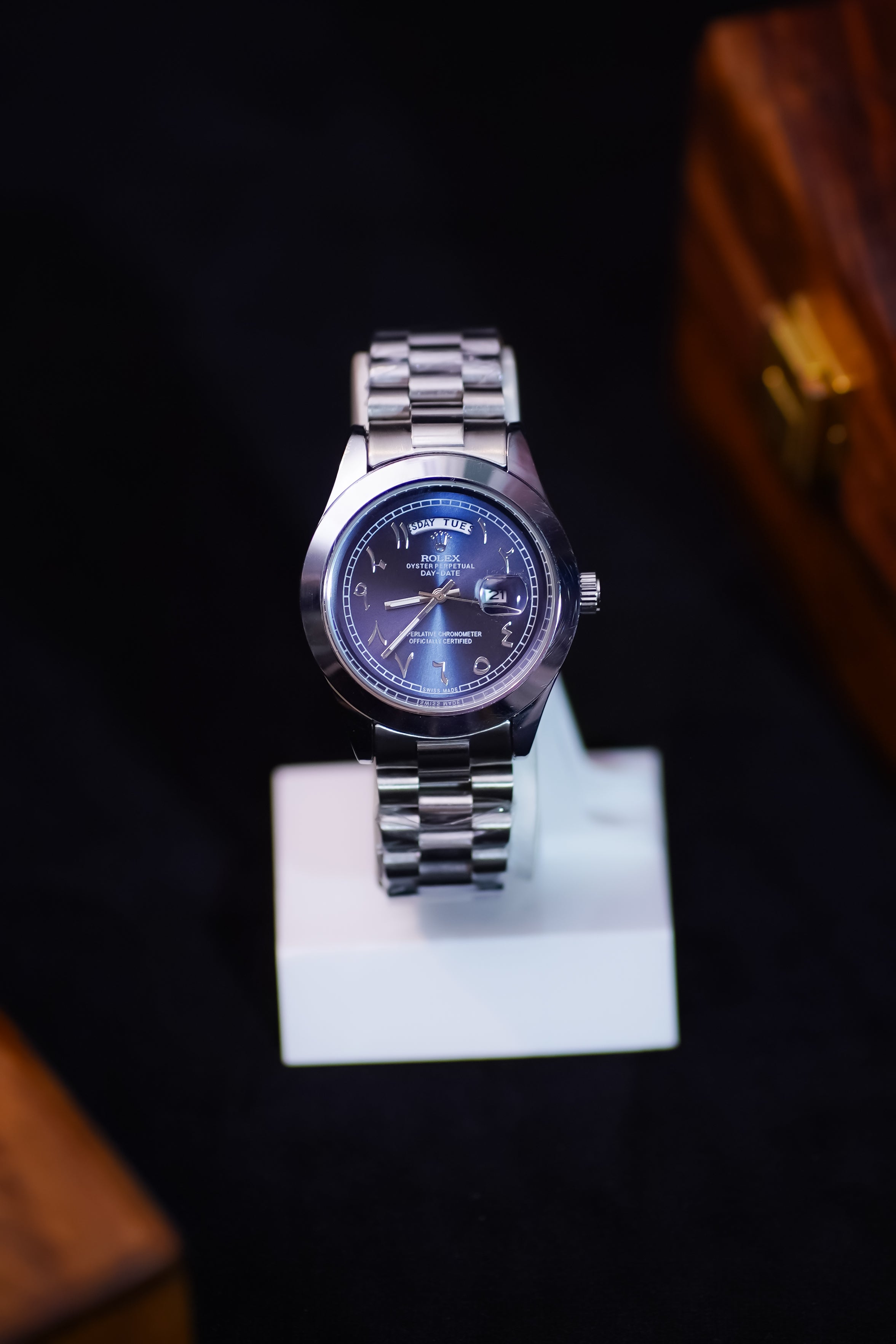 Rolex Day-Date Arabic Dial (Blue)