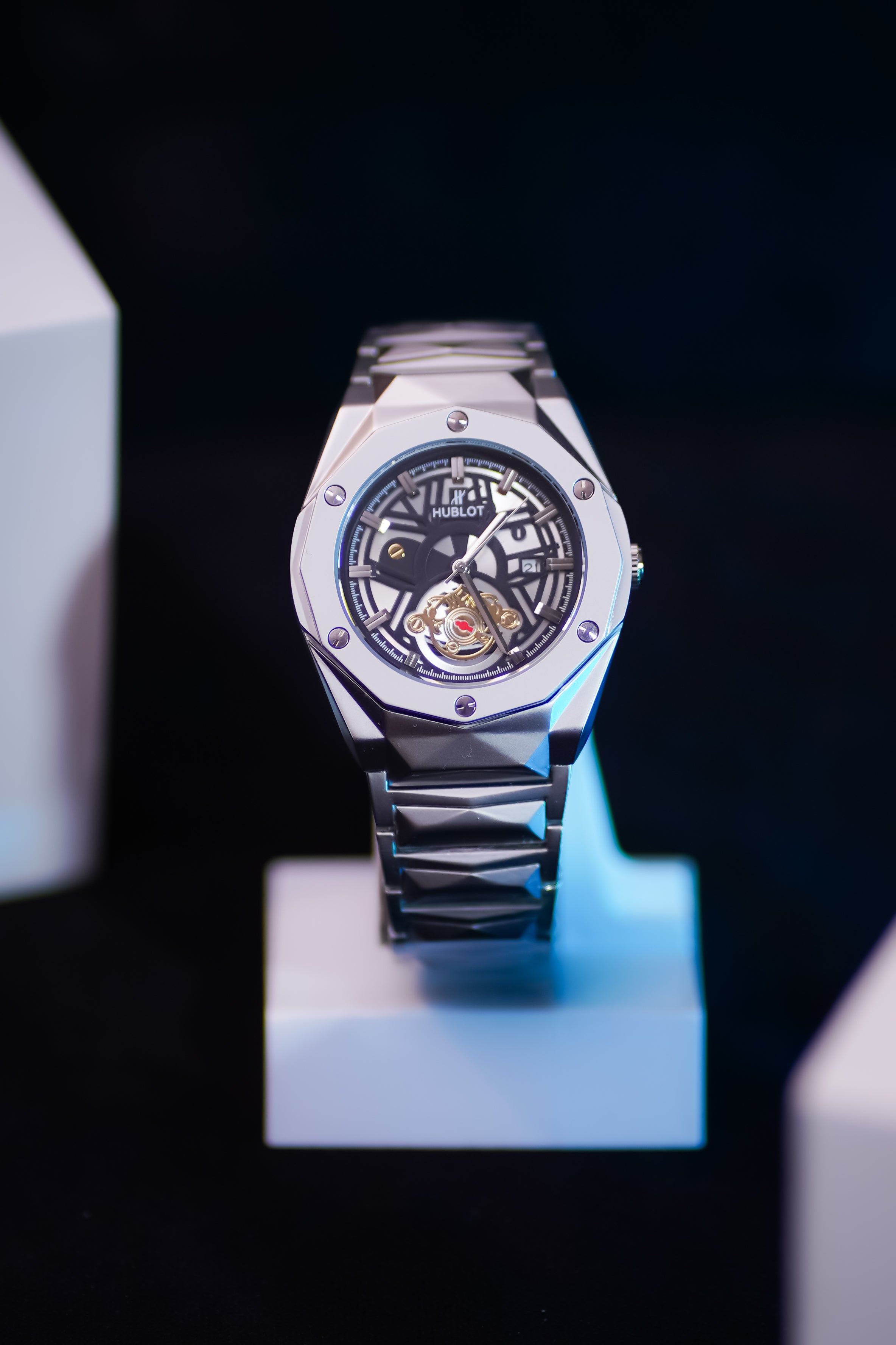 Hublot Emerald Prism Skeleton (Black)