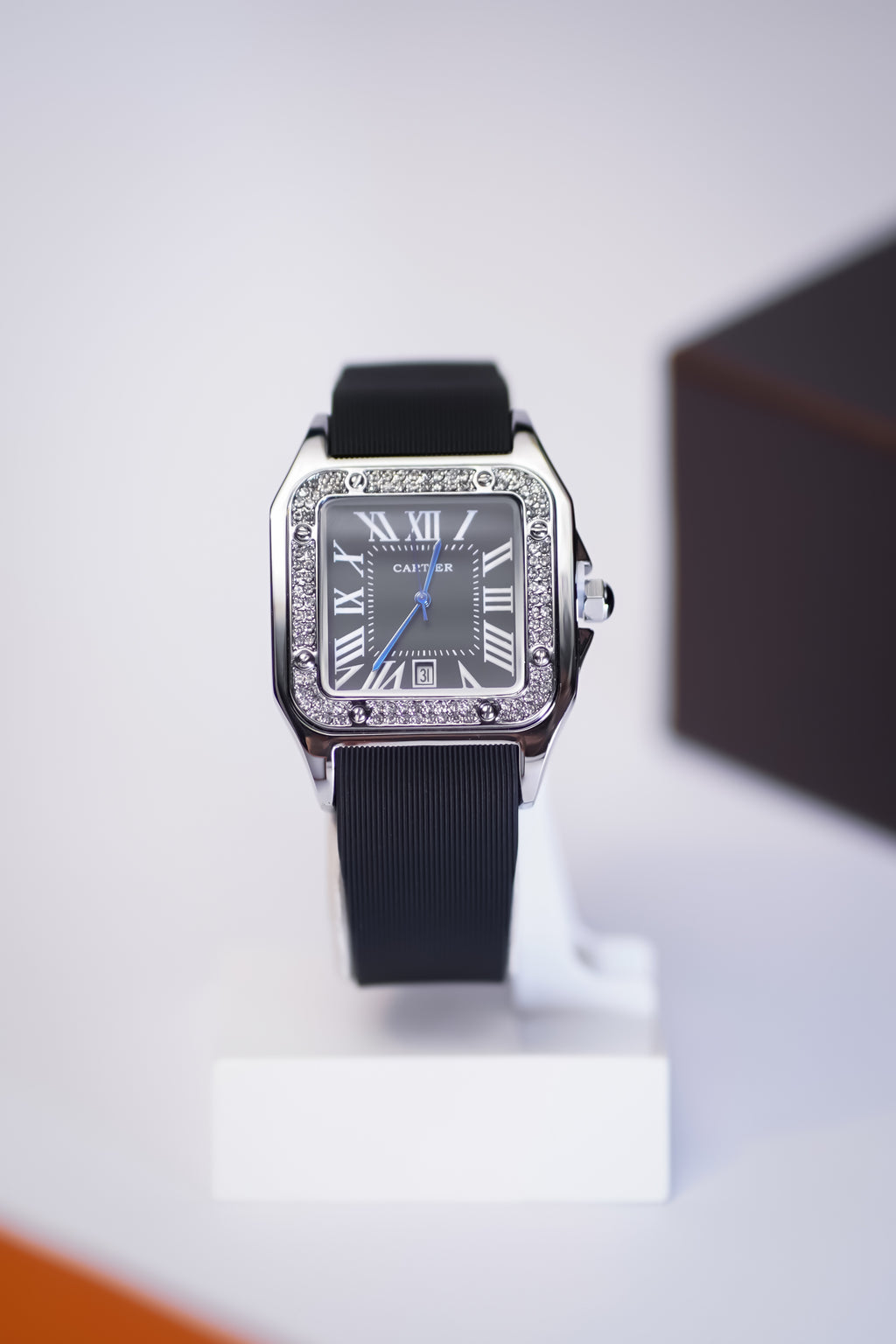 Cartier Heritage Santos Black 'iced'