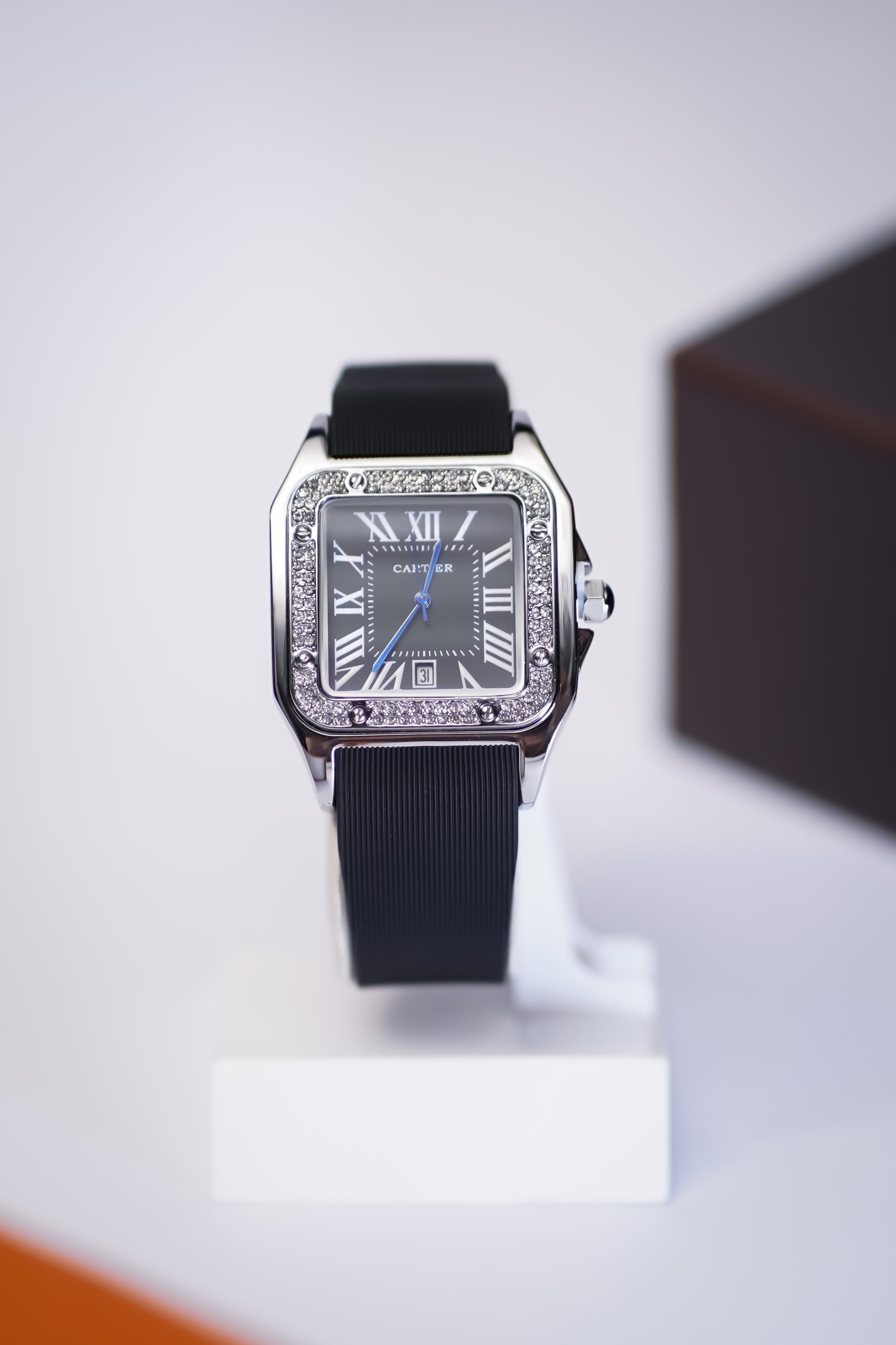 Cartier Heritage Santos Black 'iced'